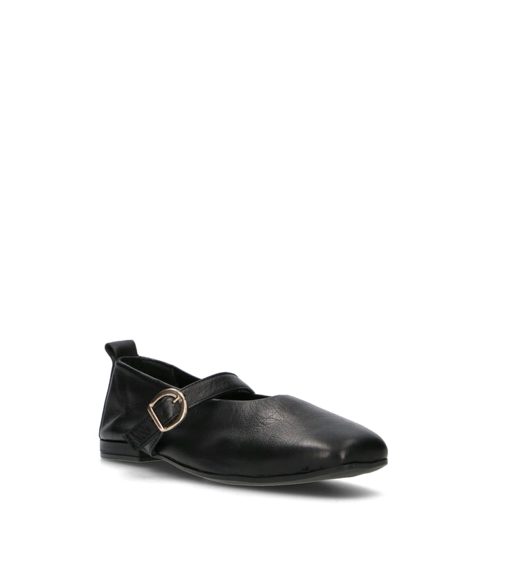 GRAFIA Ballerina donna nera in pelle