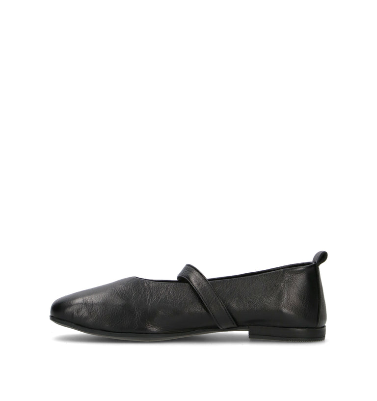 GRAFIA Ballerina donna nera in pelle