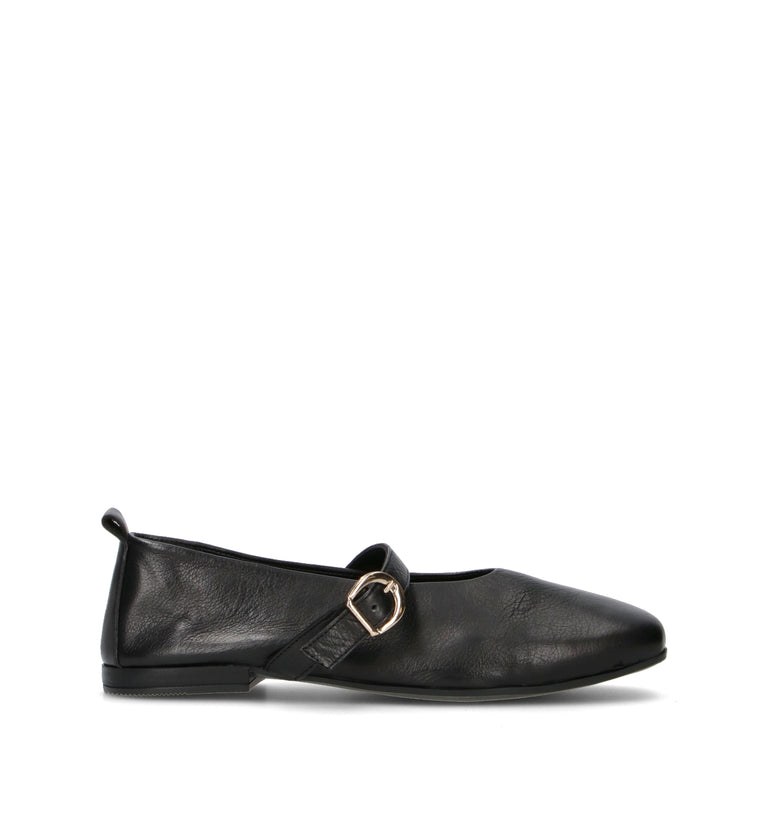 GRAFIA Ballerina donna nera in pelle