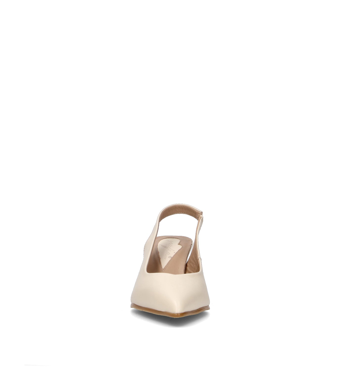 GRAFIA Slingback donna beige in pelle