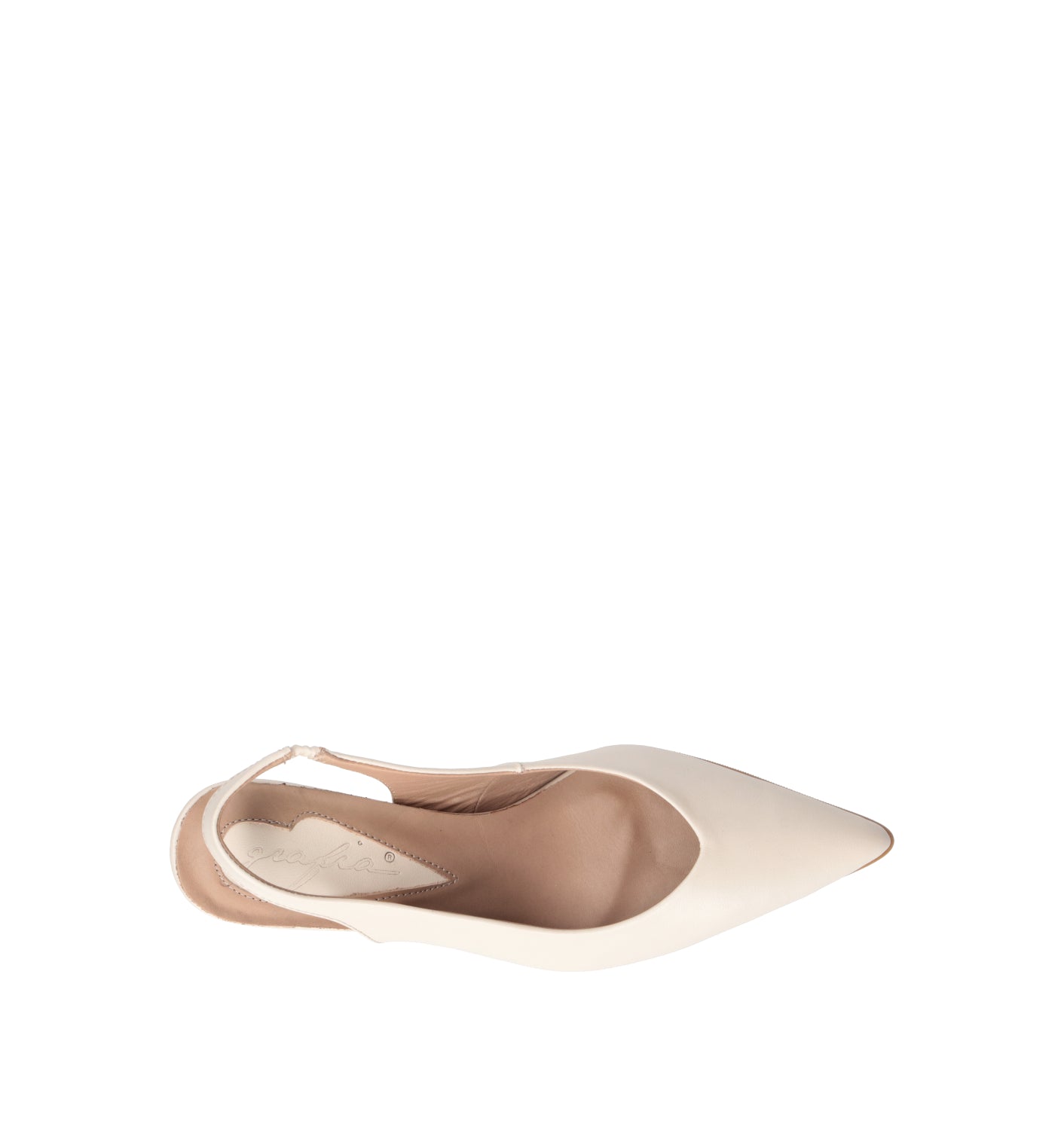 GRAFIA Slingback donna beige in pelle