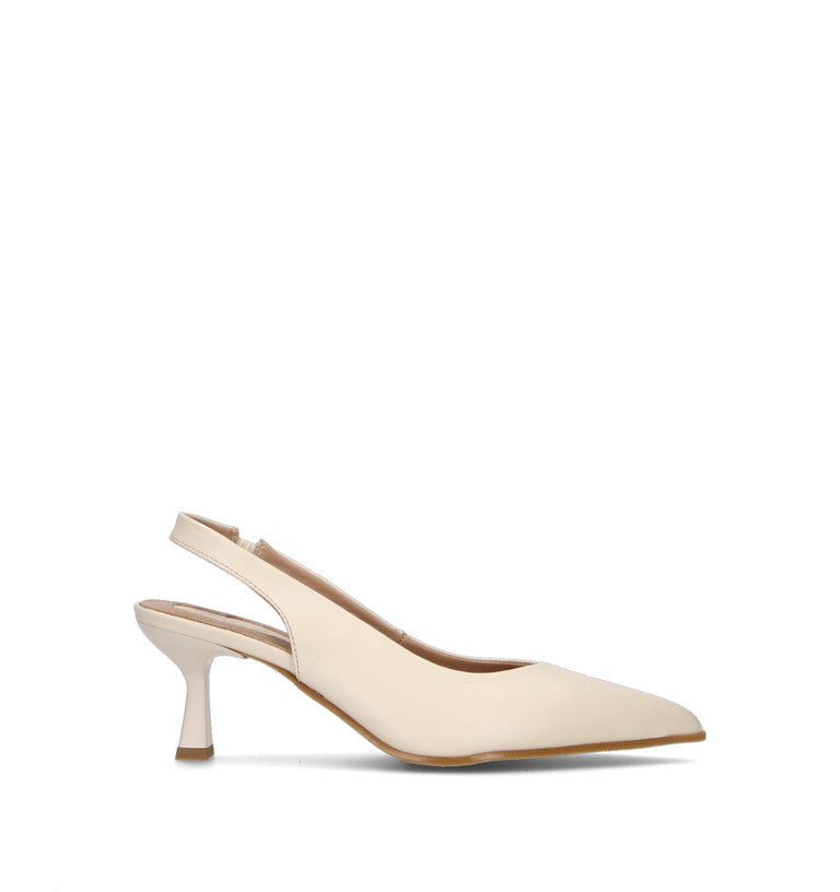 GRAFIA Slingback donna beige in pelle