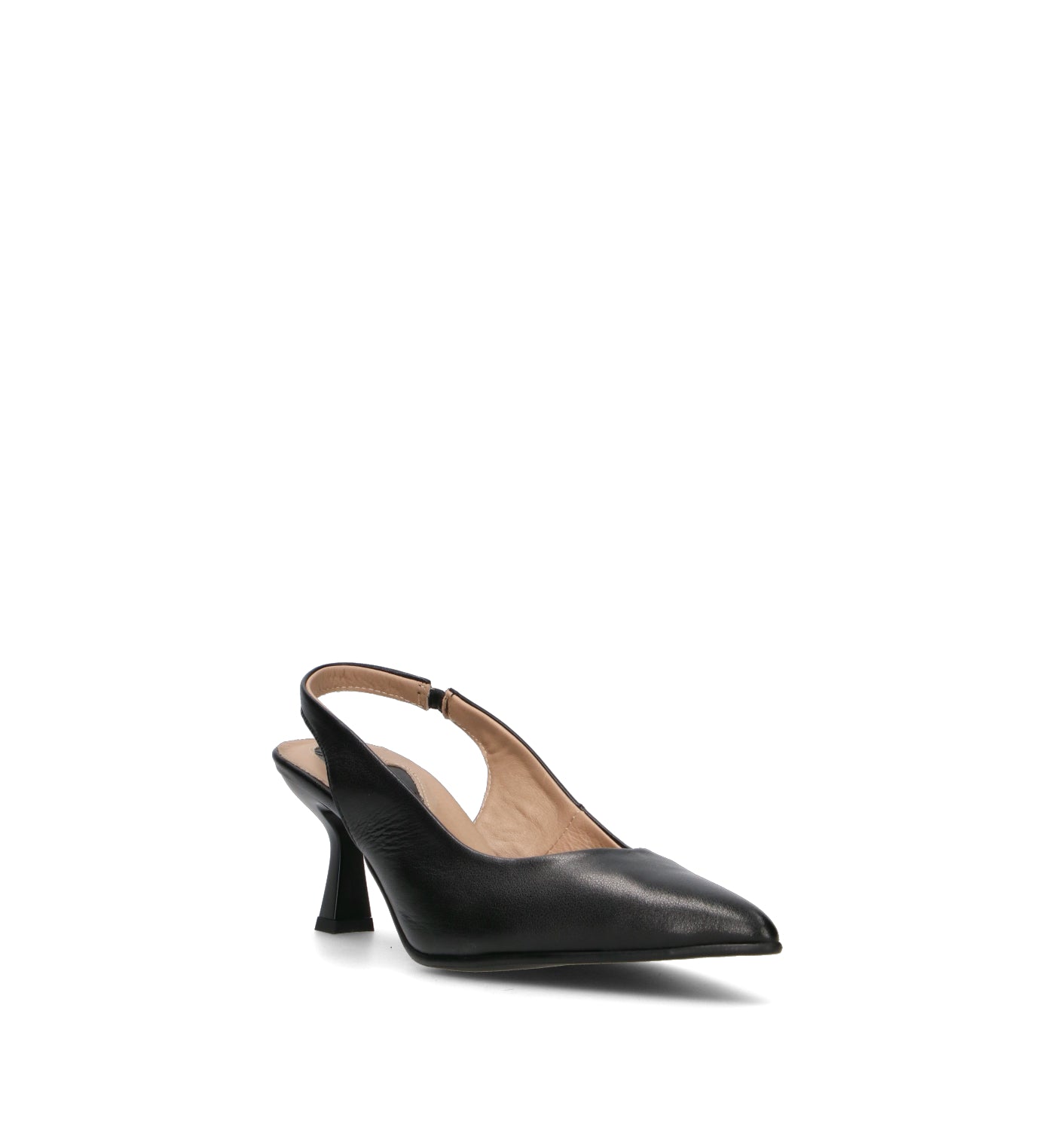 GRAFIA Slingback donna nera in pelle