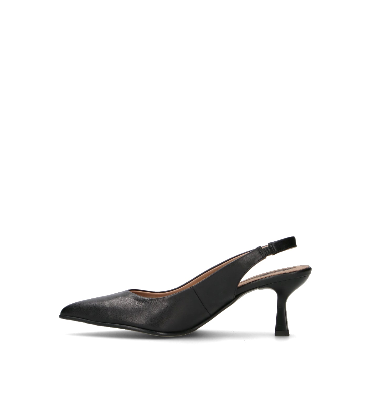 GRAFIA Slingback donna nera in pelle