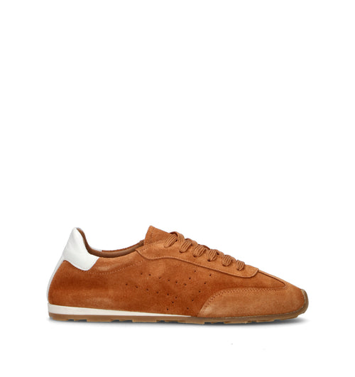 GRAFIA Sneaker donna cognac in suede