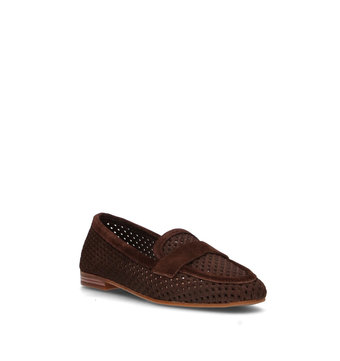 GRAFIA Mocassino donna marrone in suede