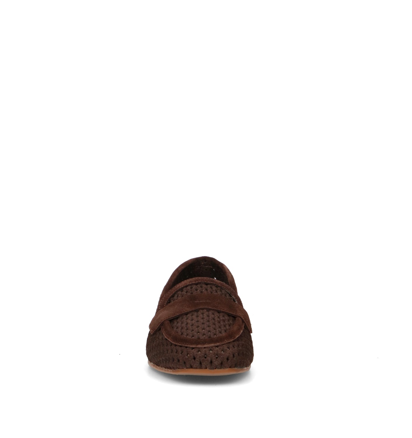 GRAFIA Mocassino donna marrone in suede