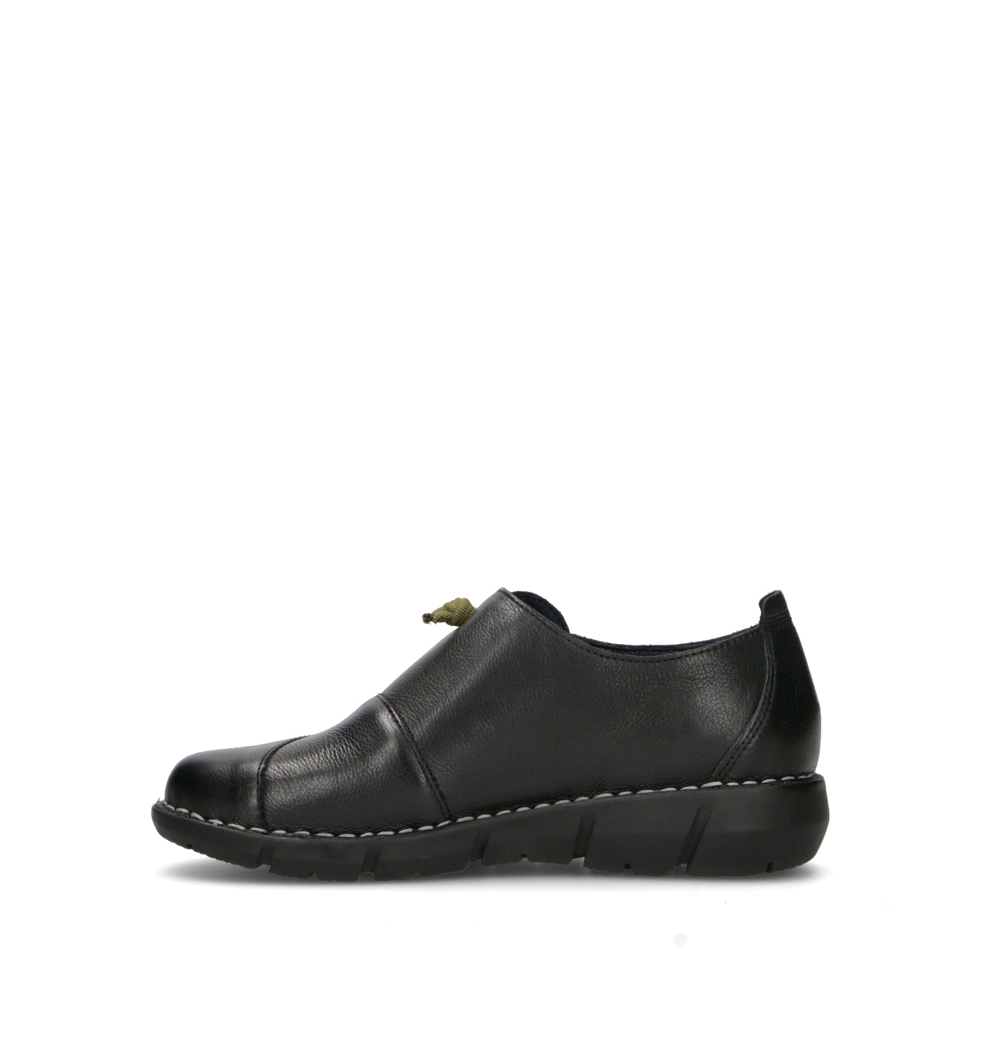GRAFIA Stringata donna nera in pelle