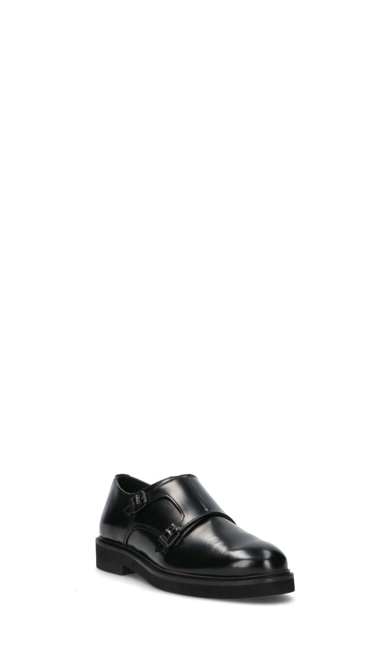 GRAFIA Stringata donna nera in pelle