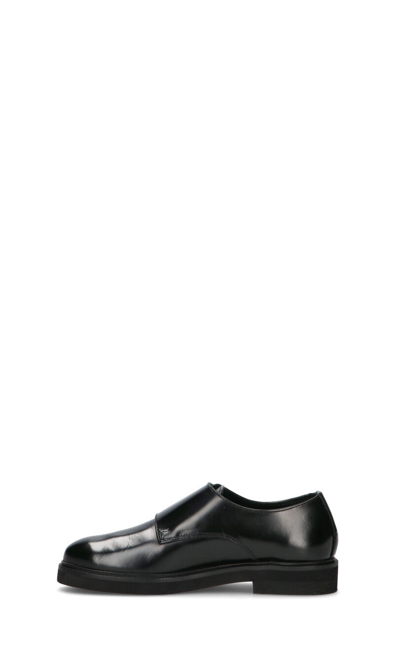 GRAFIA Stringata donna nera in pelle