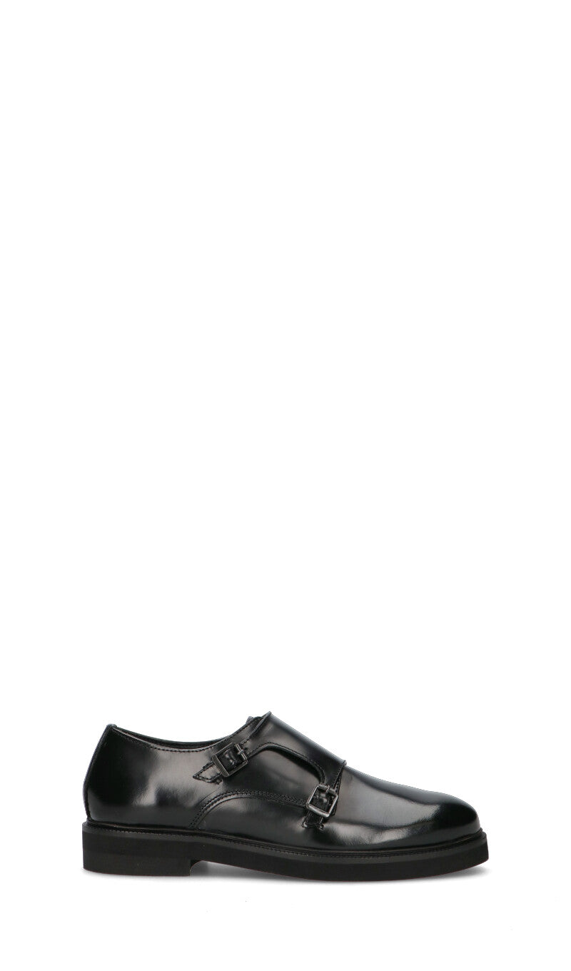 GRAFIA Stringata donna nera in pelle