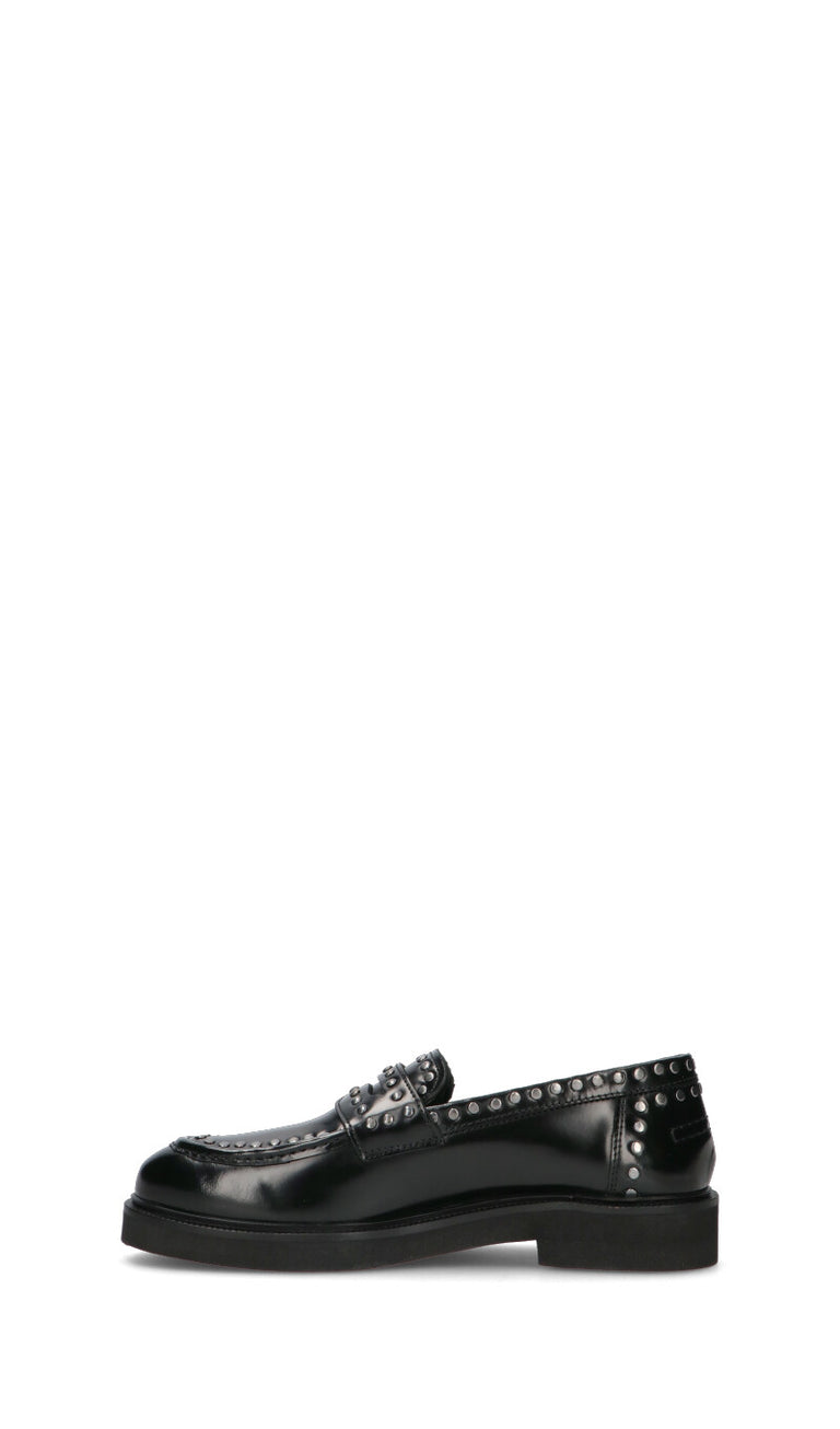 GRAFIA Mocassino donna nero in pelle