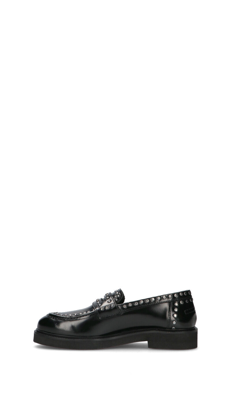 GRAFIA Mocassino donna nero in pelle