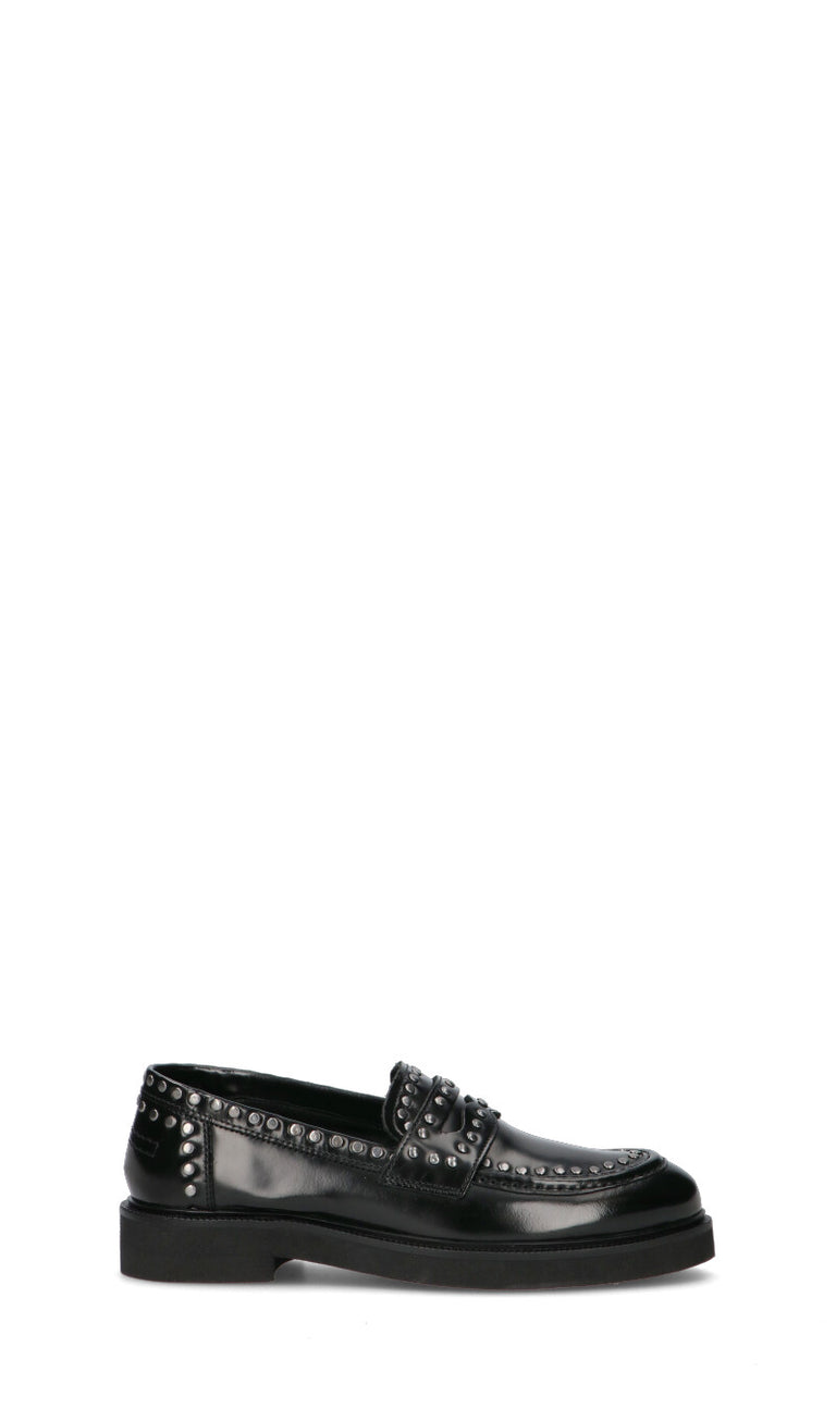 GRAFIA Mocassino donna nero in pelle