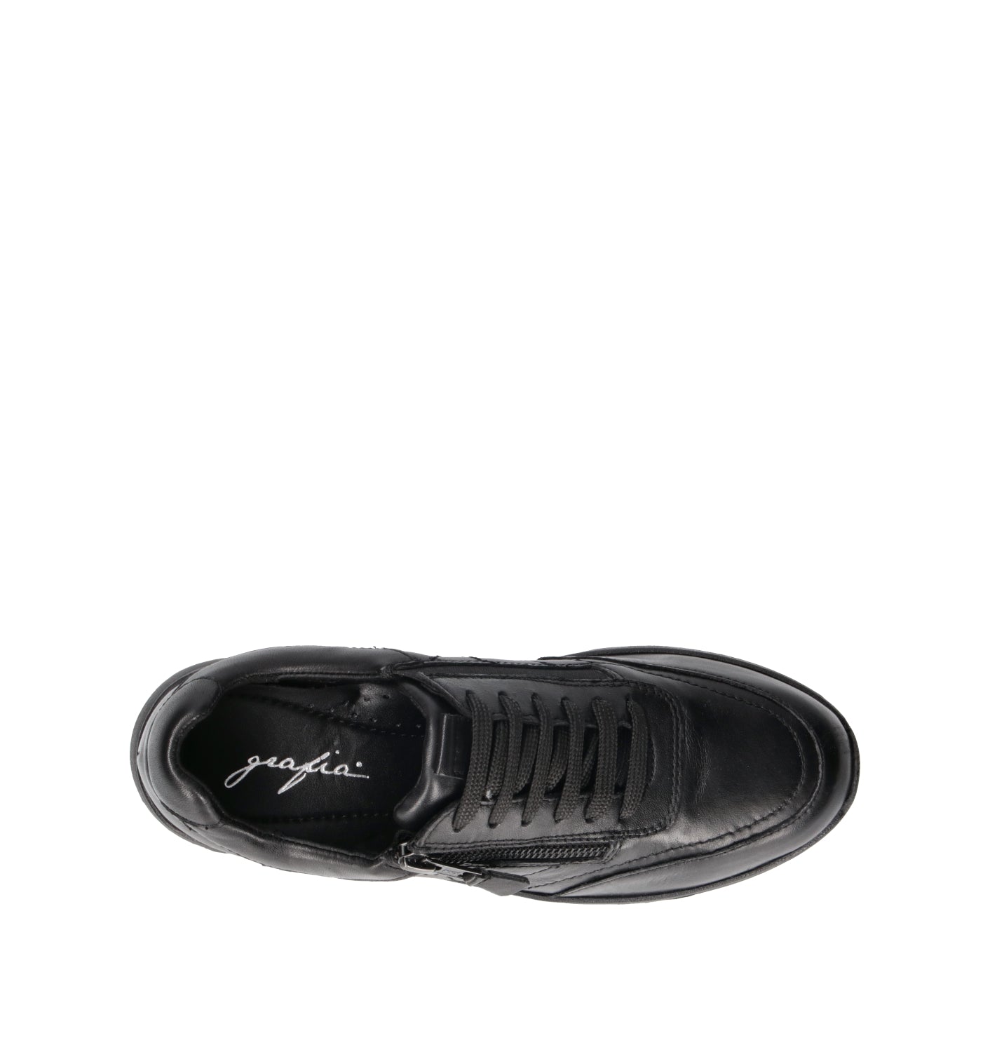 GRAFIA Sneaker donna nera in pelle