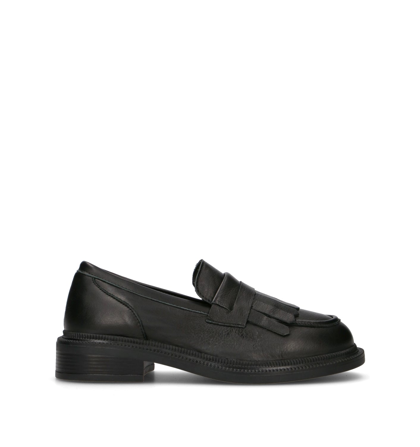 GRAFIA Mocassino donna nero in pelle