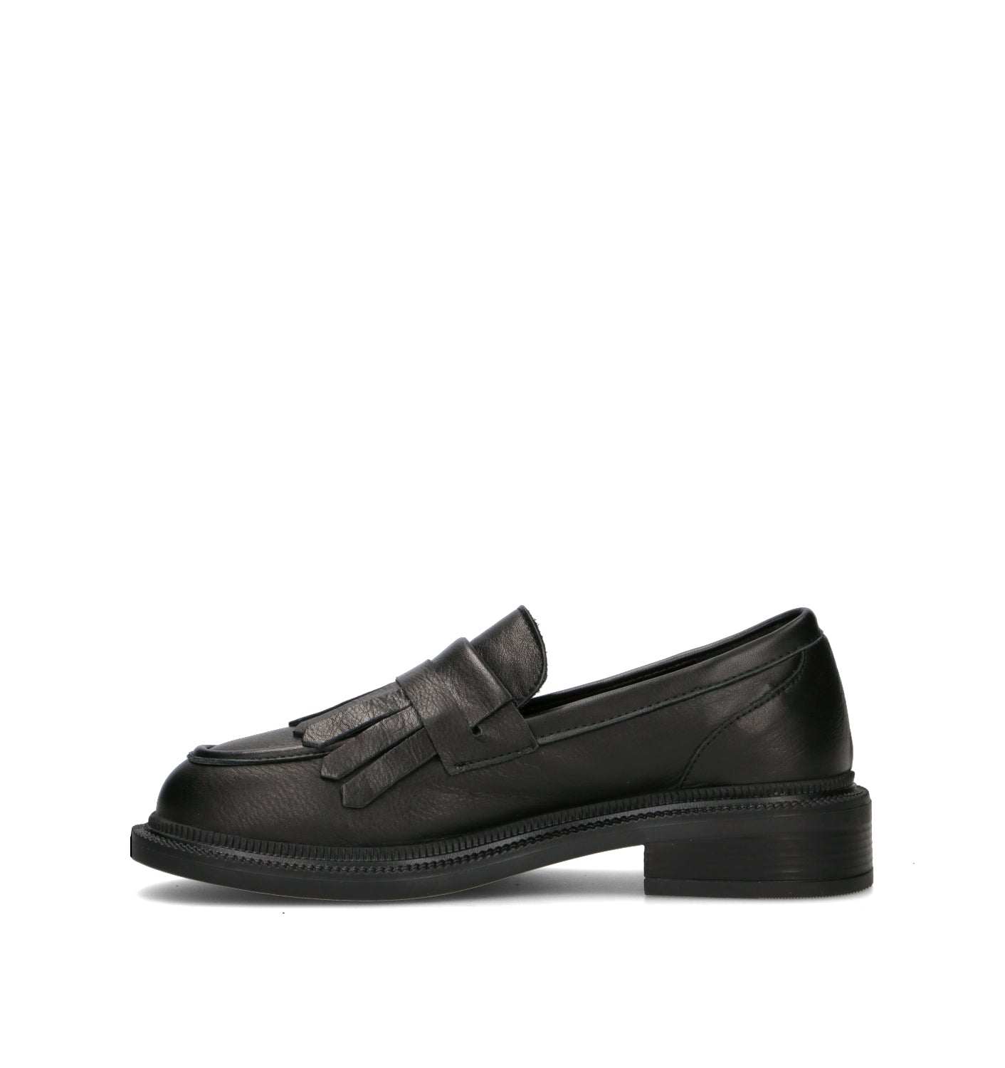 GRAFIA Mocassino donna nero in pelle