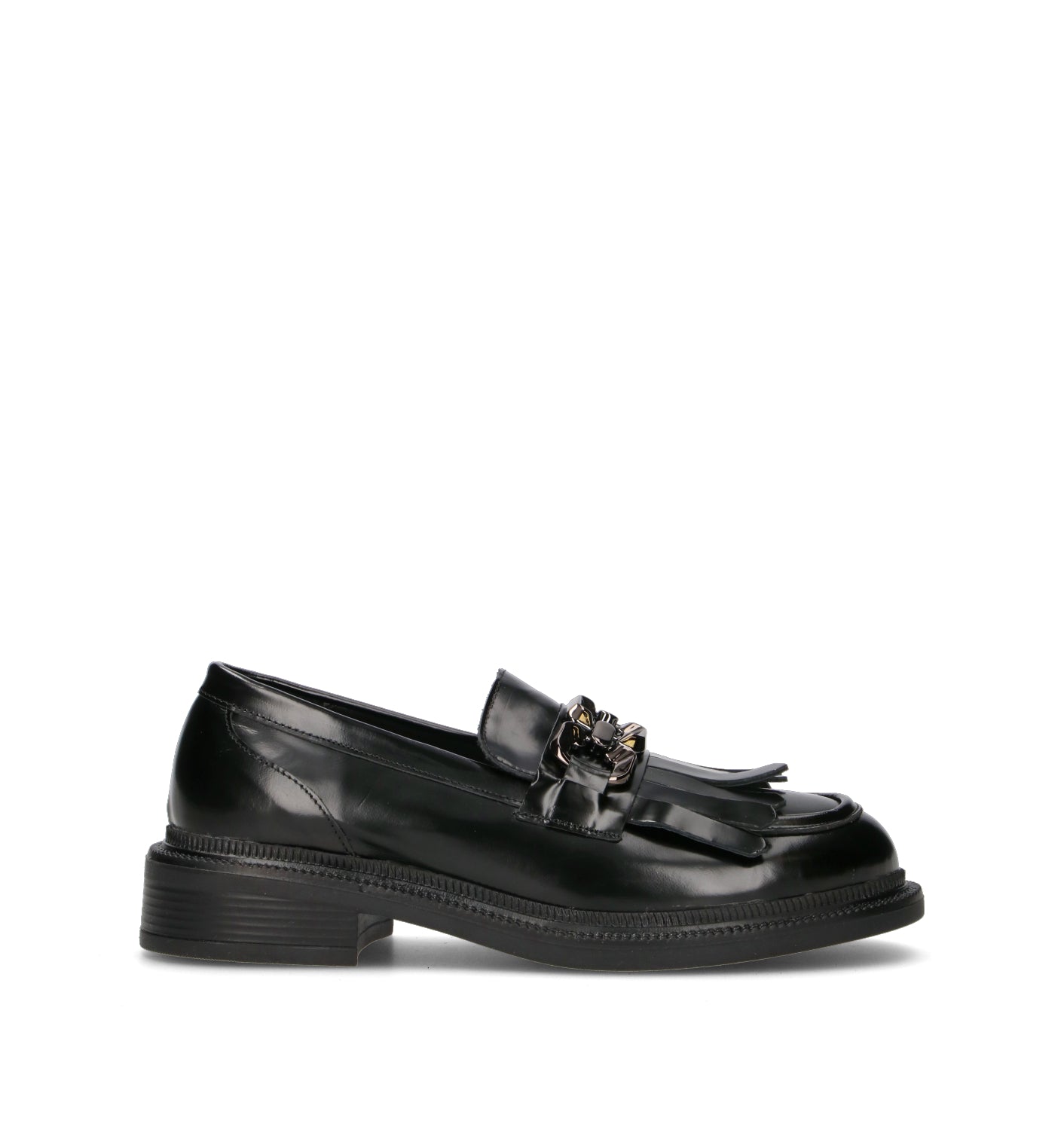 GRAFIA Mocassino donna nero in pelle