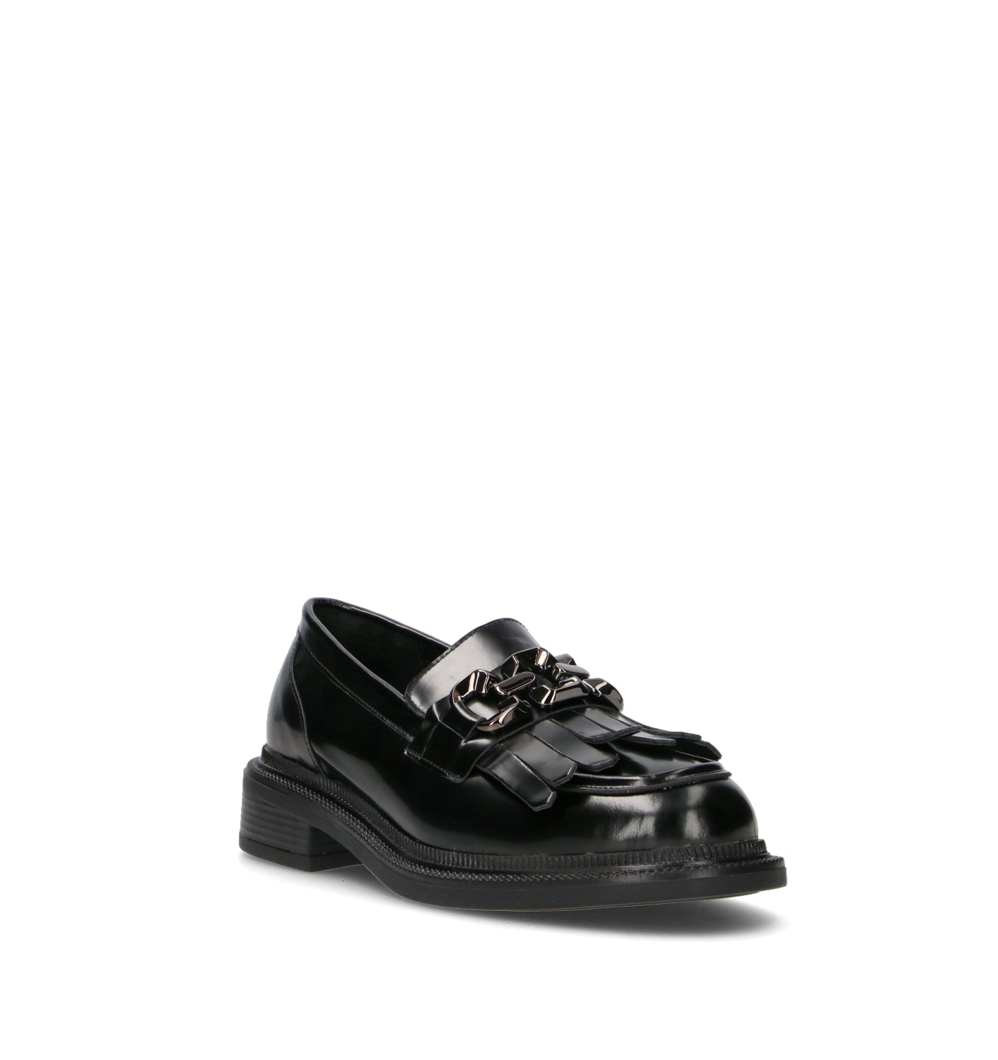 GRAFIA Mocassino donna nero in pelle