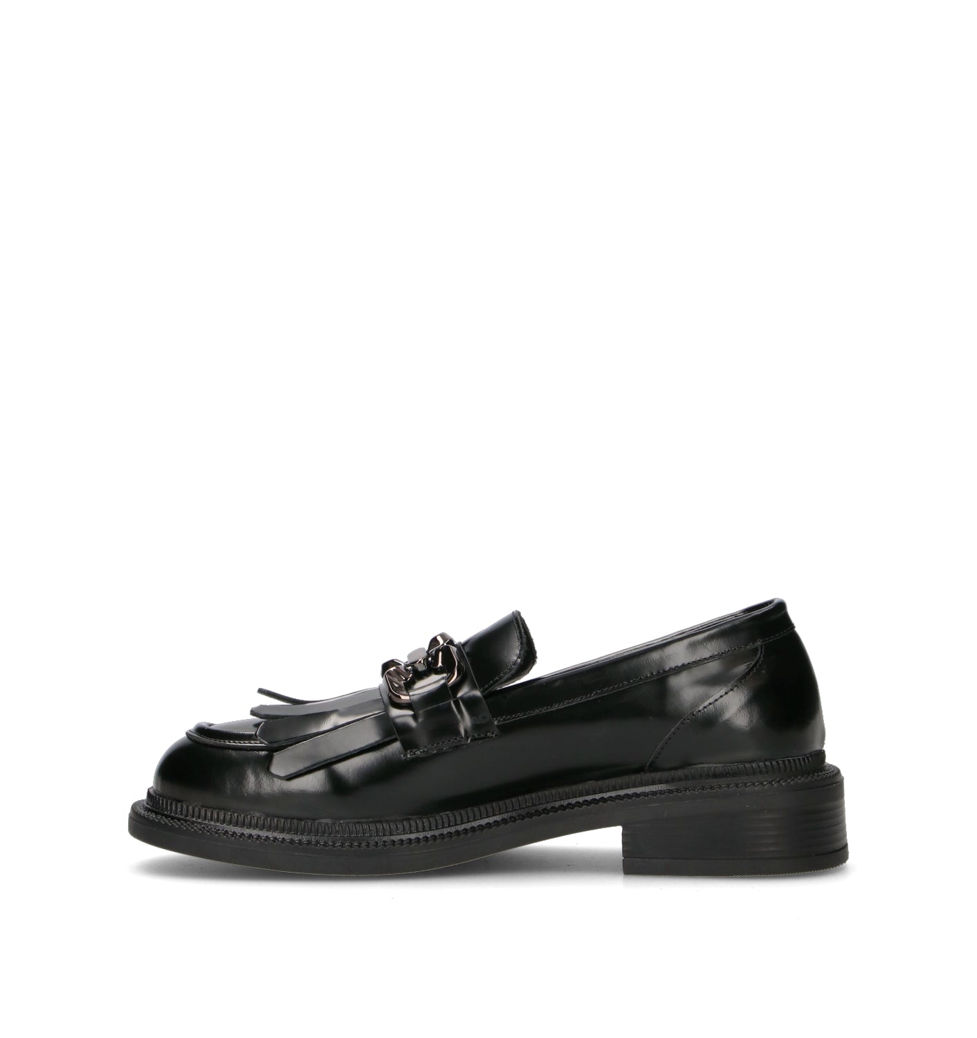 GRAFIA Mocassino donna nero in pelle