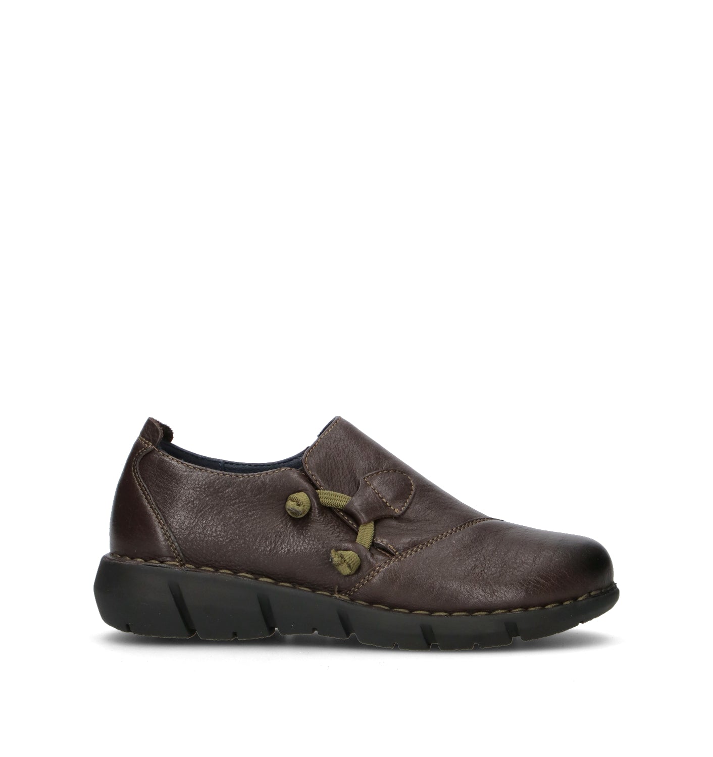 GRAFIA Stringata donna marrone in pelle