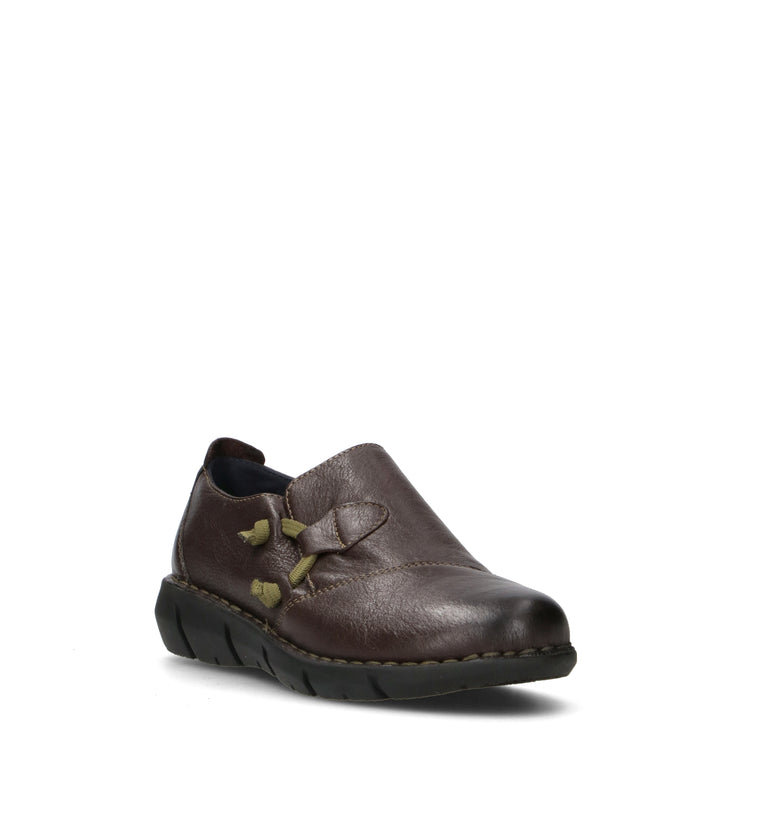 GRAFIA Stringata donna marrone in pelle