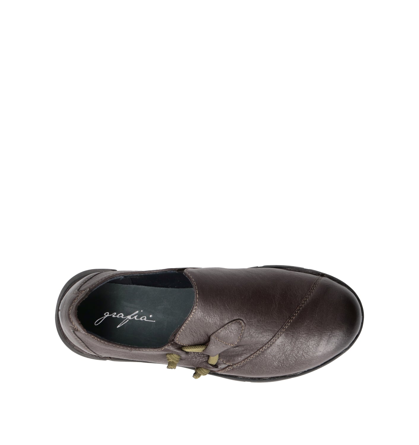 GRAFIA Stringata donna marrone in pelle