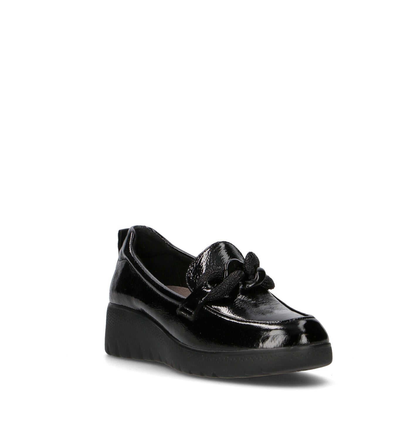 GRAFIA Mocassino donna nero in pelle
