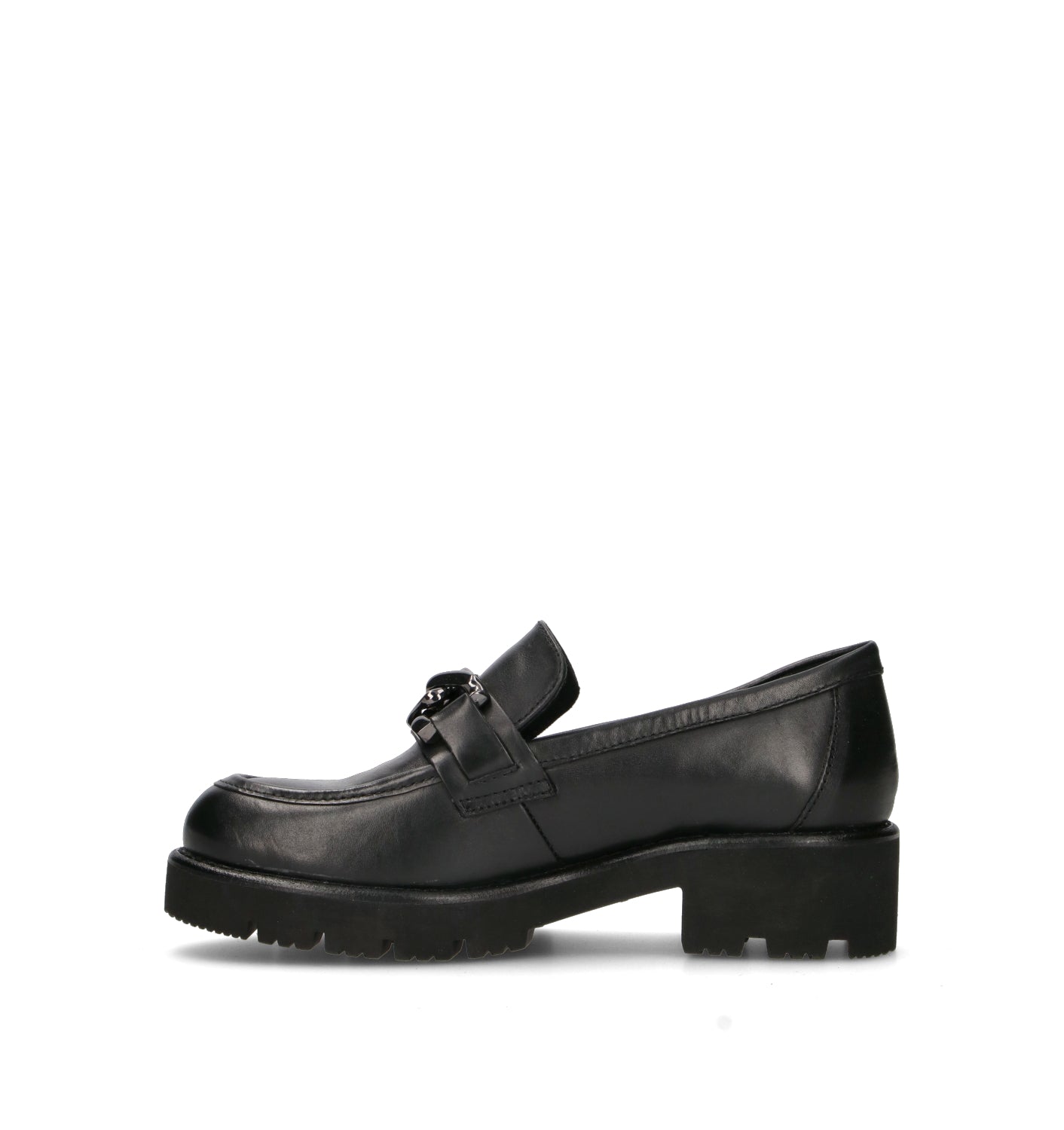 GRAFIA Mocassino donna nero in pelle