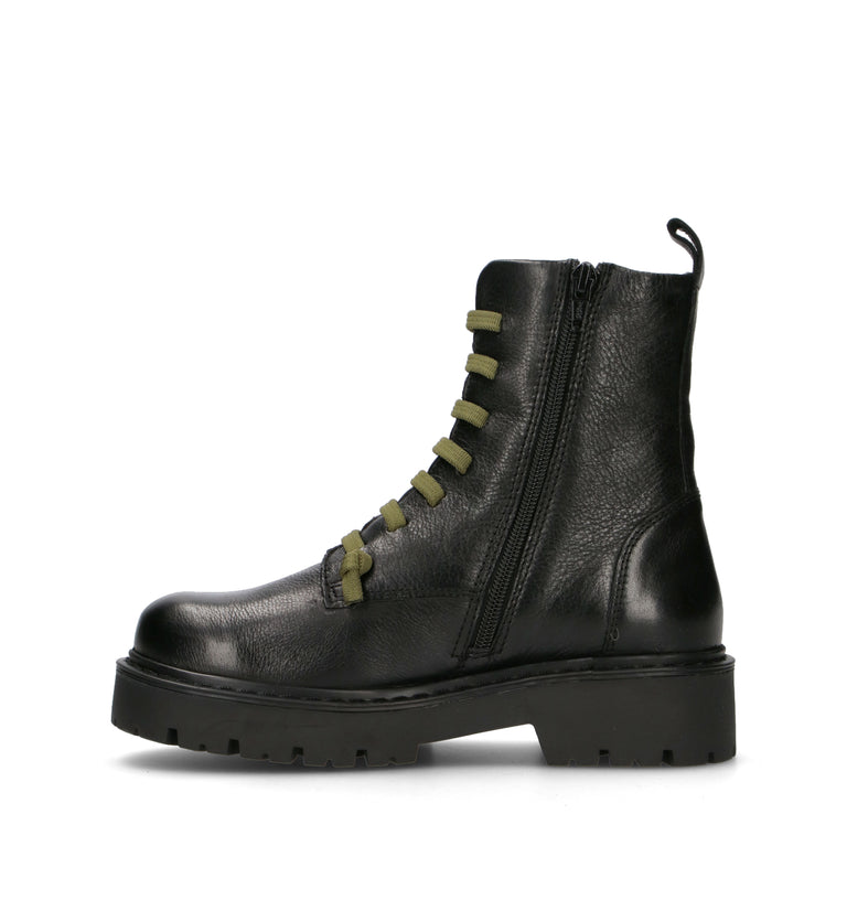 GRAFIA Anfibio donna nero in pelle