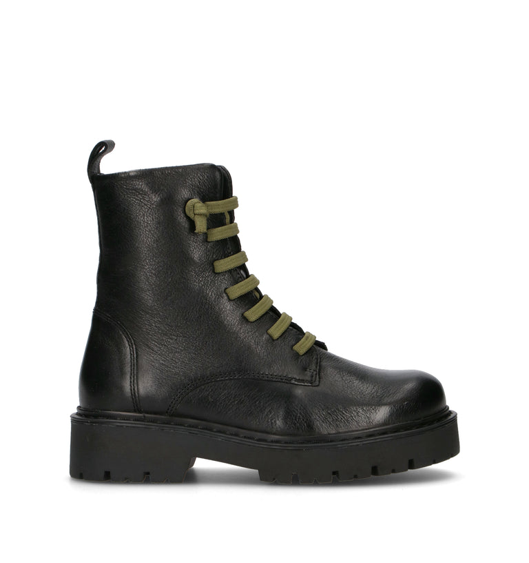 GRAFIA Anfibio donna nero in pelle