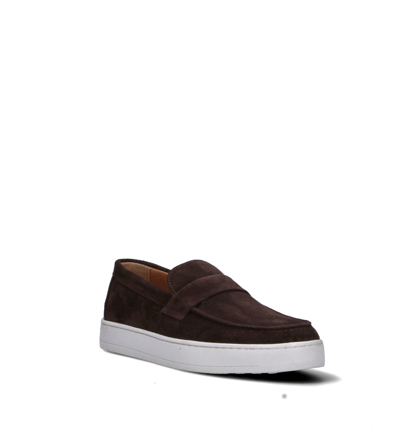 GRAFIA Mocassino uomo marrone in suede