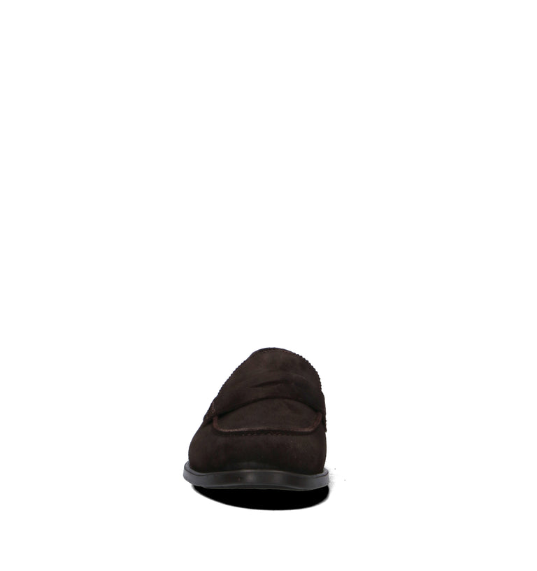 GRAFIA Mocassino uomo marrone in suede
