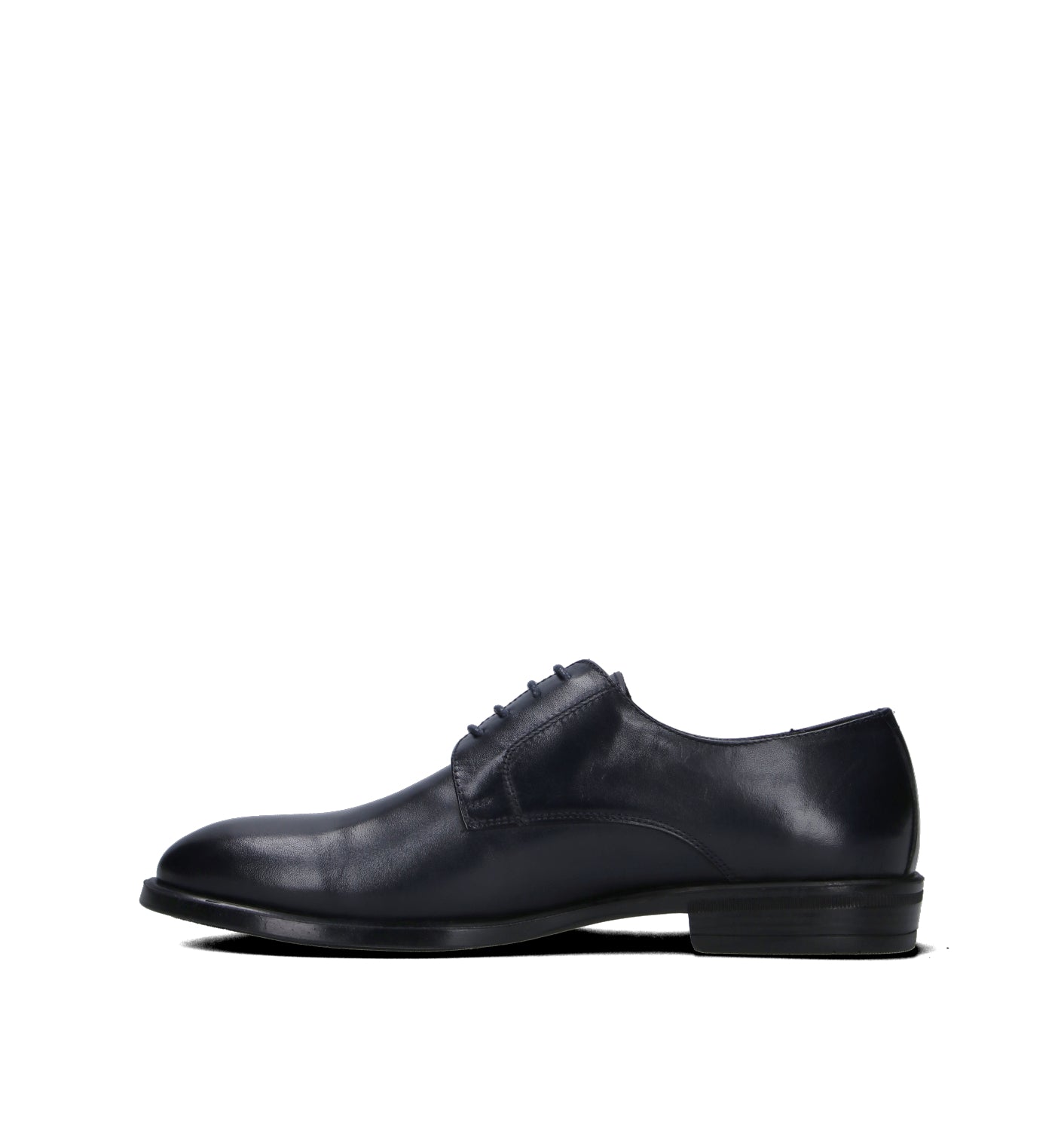 GRAFIA Stringata uomo blu in pelle
