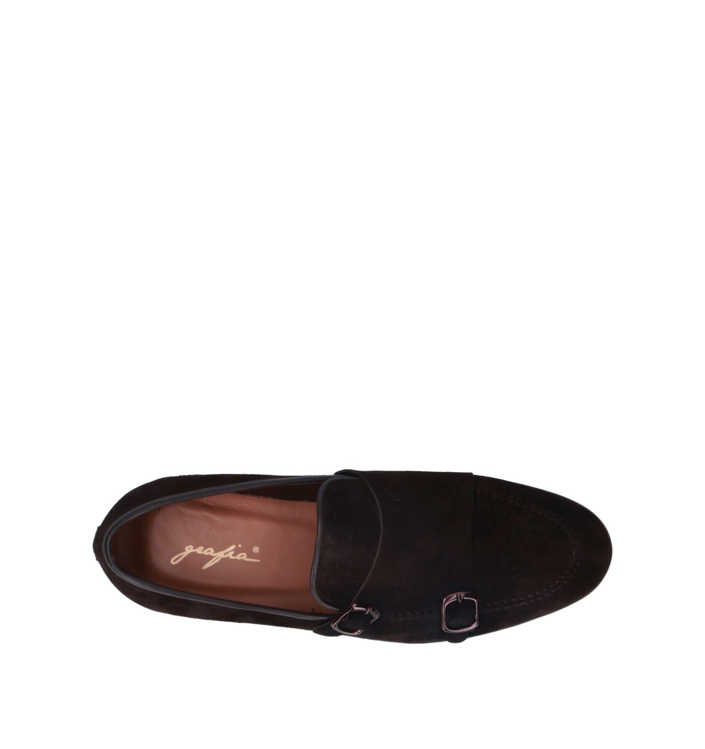 GRAFIA Mocassino uomo marrone in suede