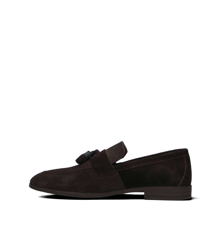 GRAFIA Mocassino uomo marrone in suede