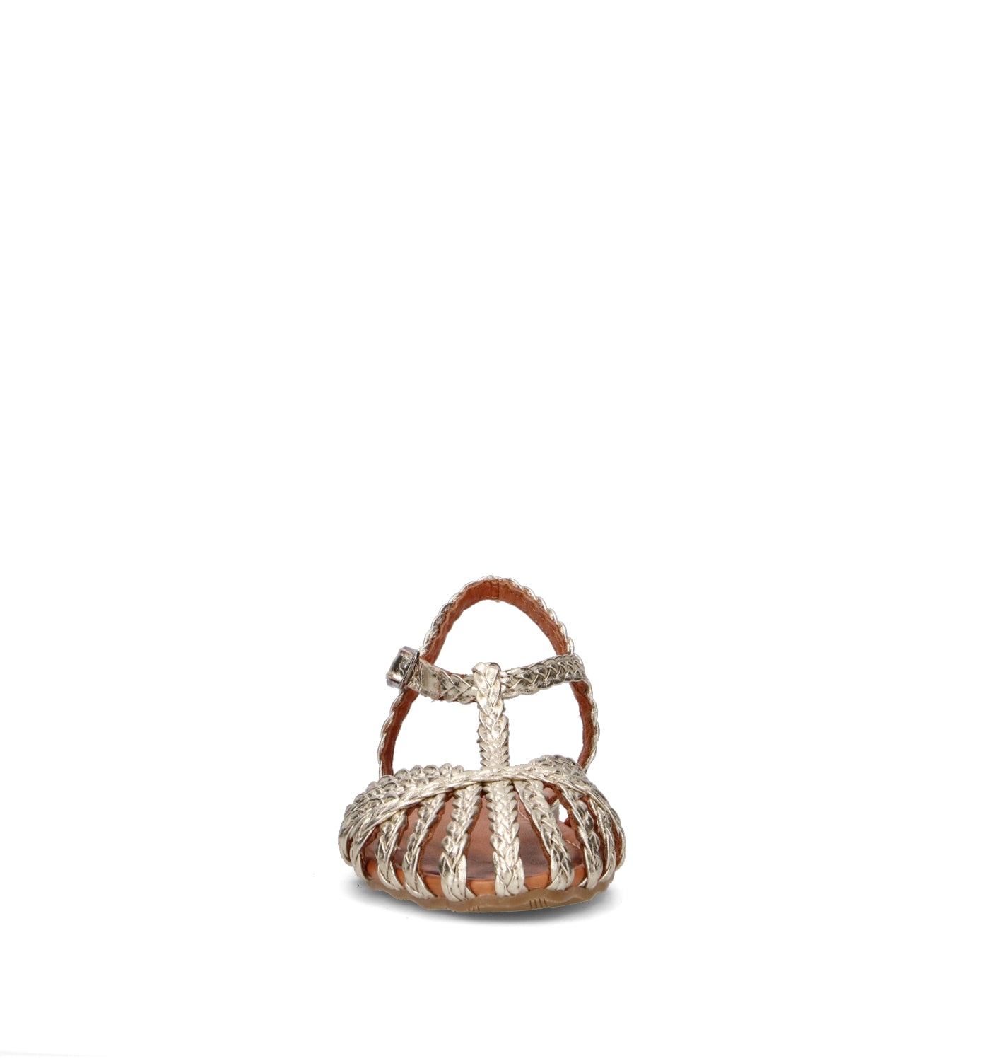 GRAFIA Sandalo donna oro in pelle