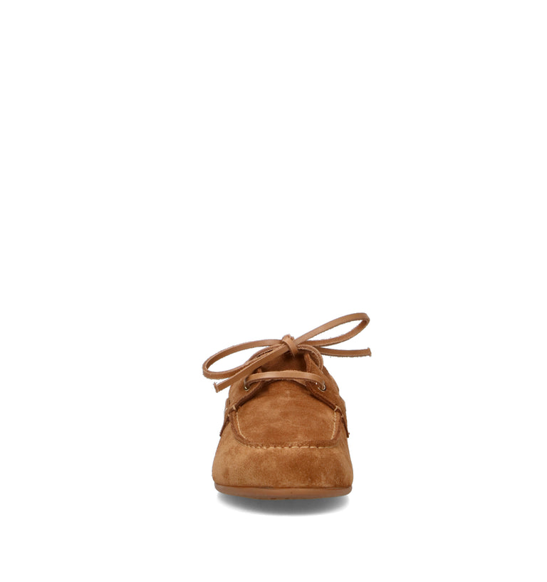 GRAFIA Scarpa barca donna cuoio in suede