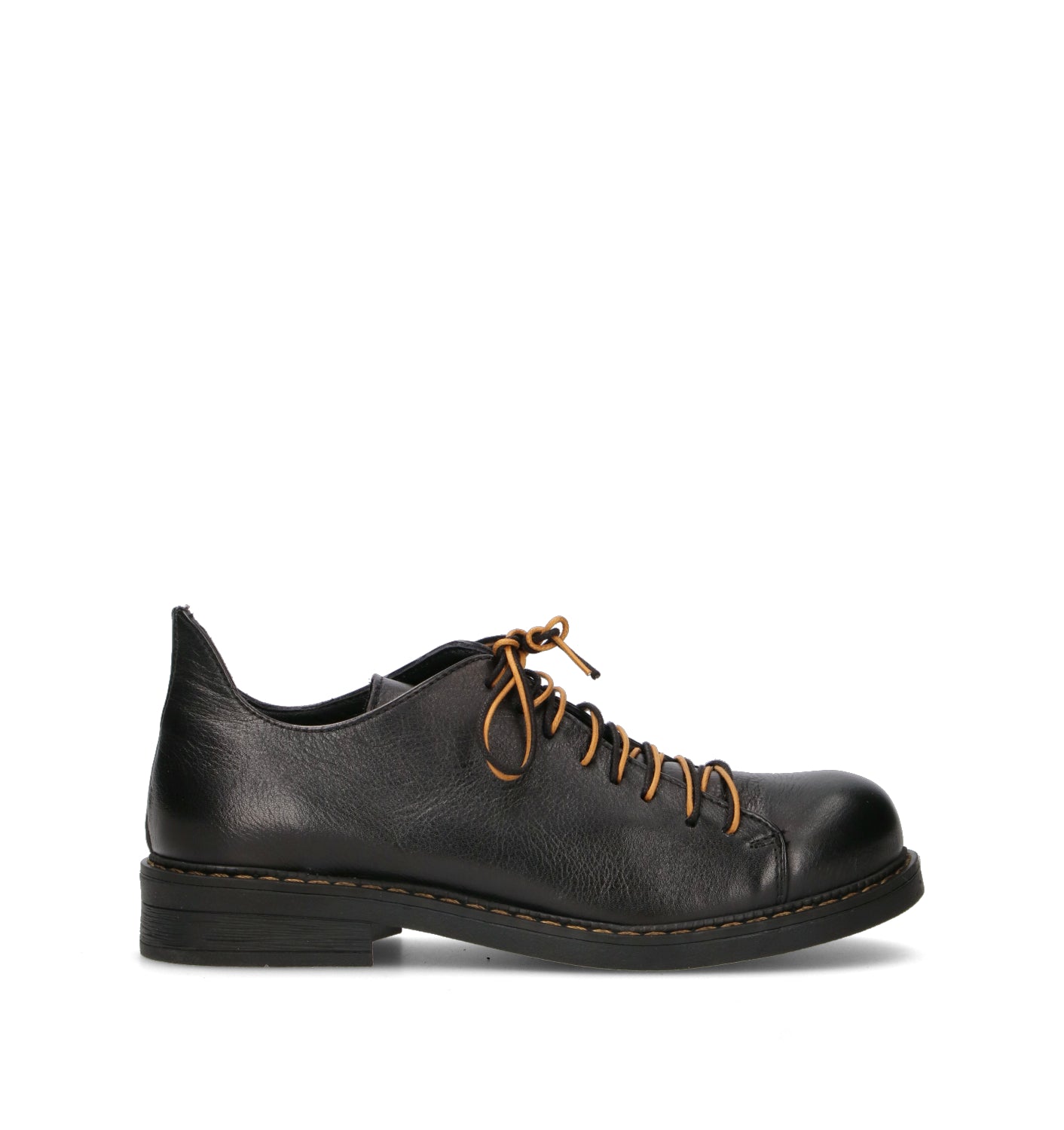 GRAFIA Stringata donna nera in pelle
