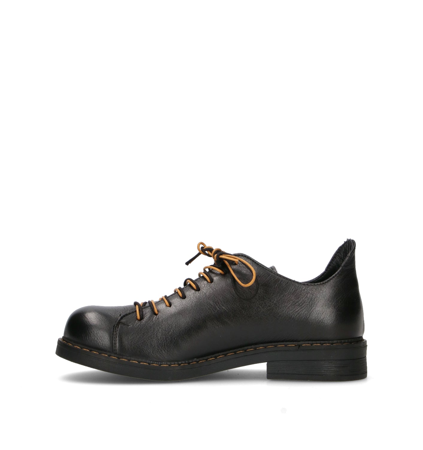 GRAFIA Stringata donna nera in pelle