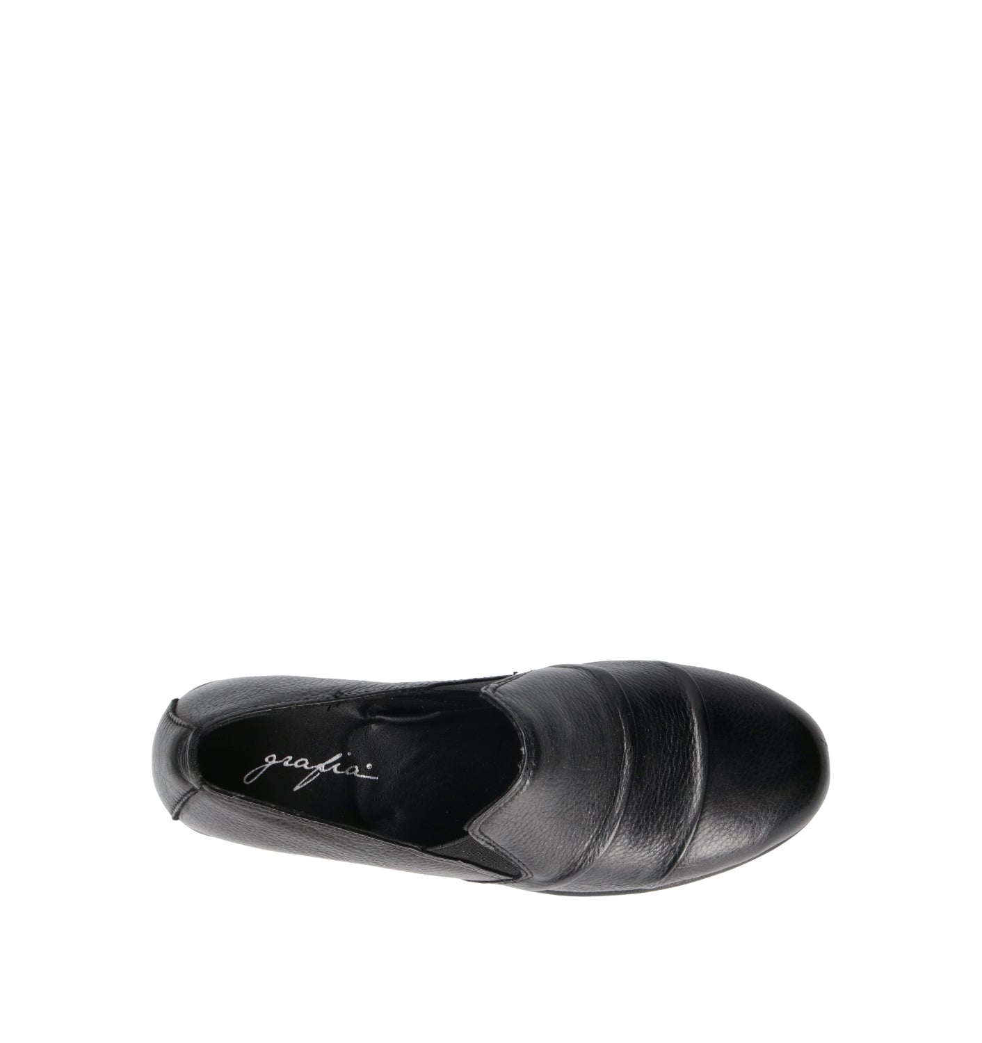 GRAFIA Mocassino donna nero in pelle