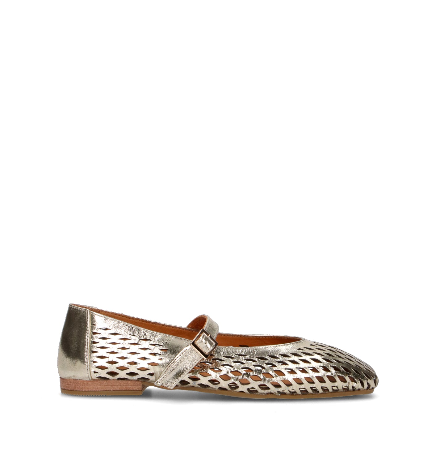 GRAFIA Ballerina donna oro in pelle