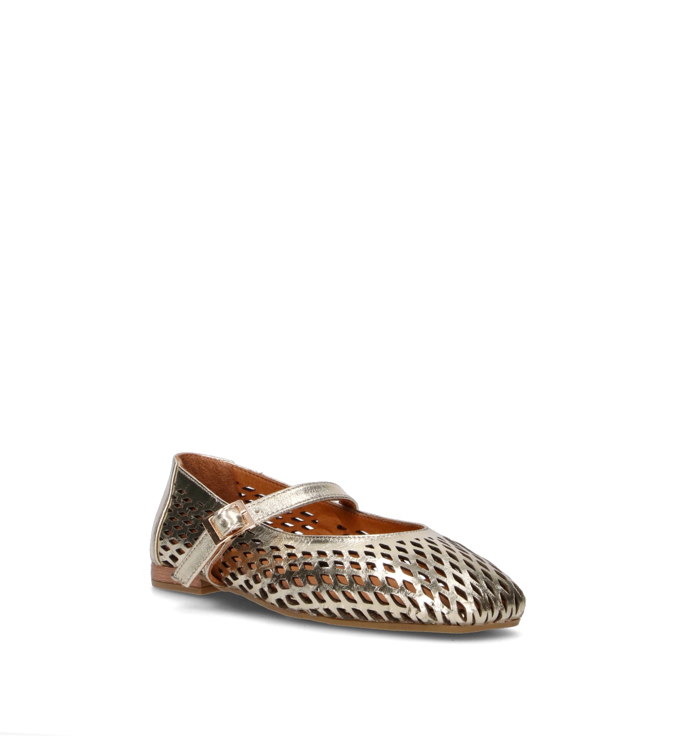 GRAFIA Ballerina donna oro in pelle