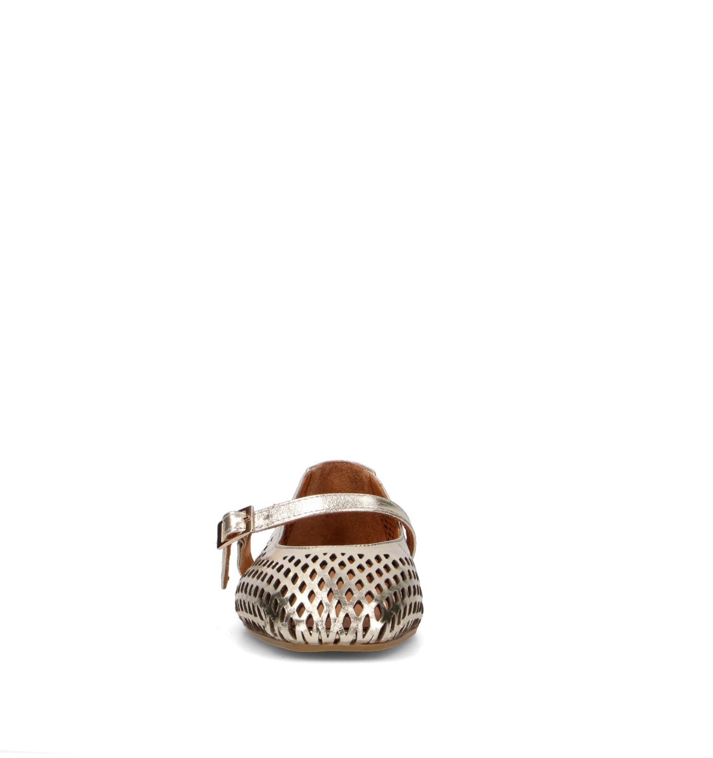 GRAFIA Ballerina donna oro in pelle