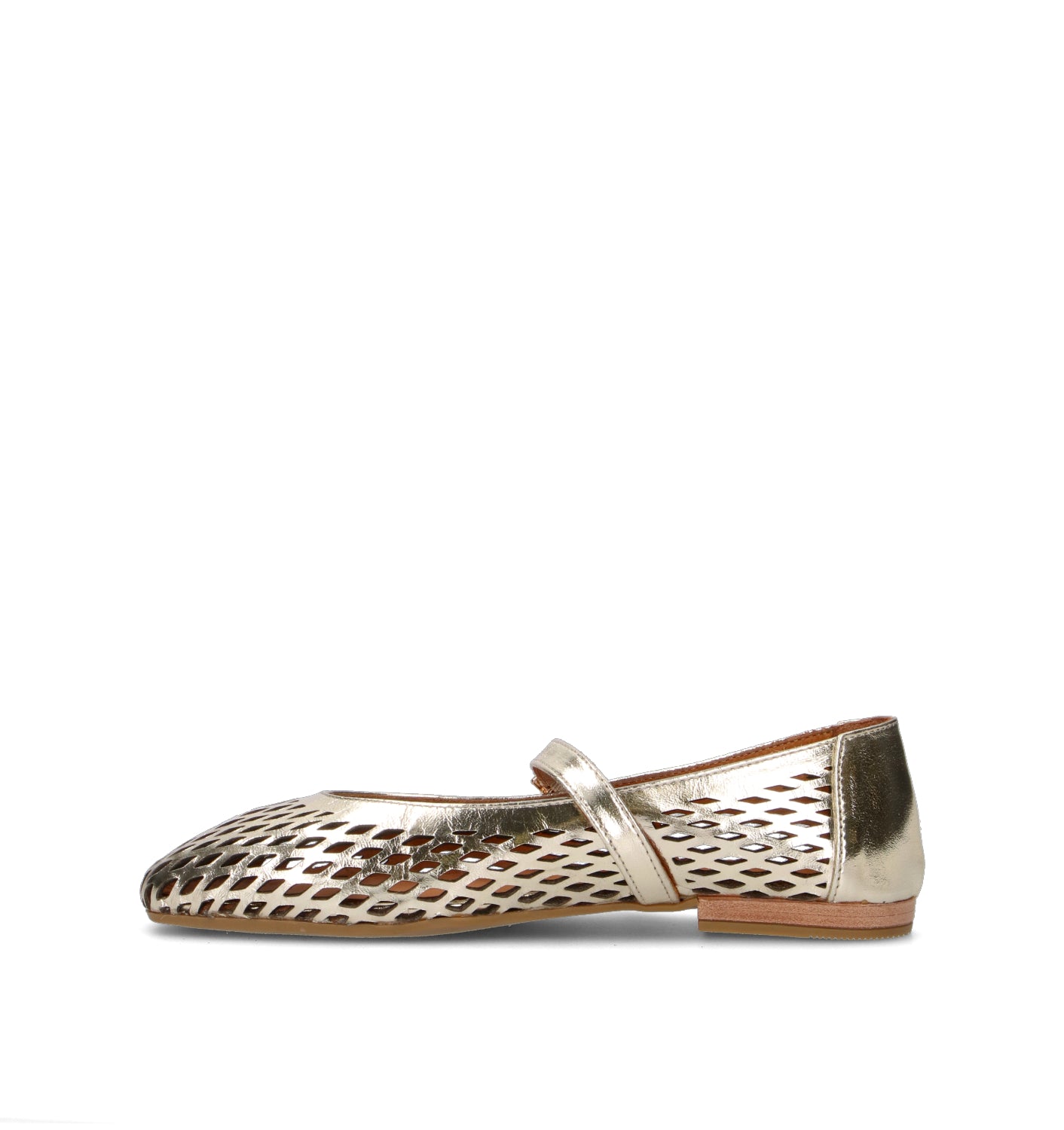 GRAFIA Ballerina donna oro in pelle