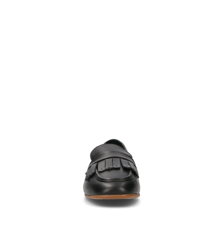 GRAFIA Mocassino donna nero in pelle