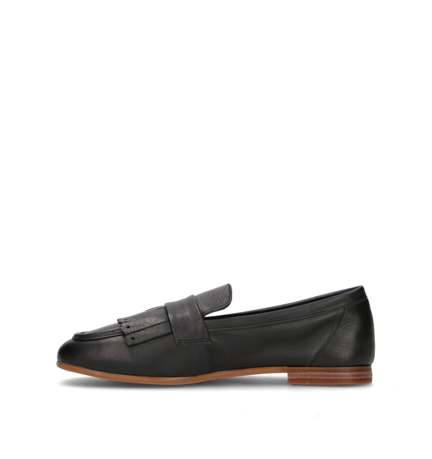 GRAFIA Mocassino donna nero in pelle