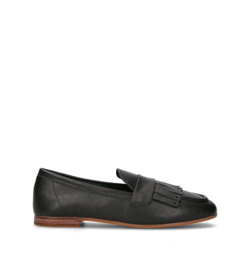 GRAFIA Mocassino donna nero in pelle