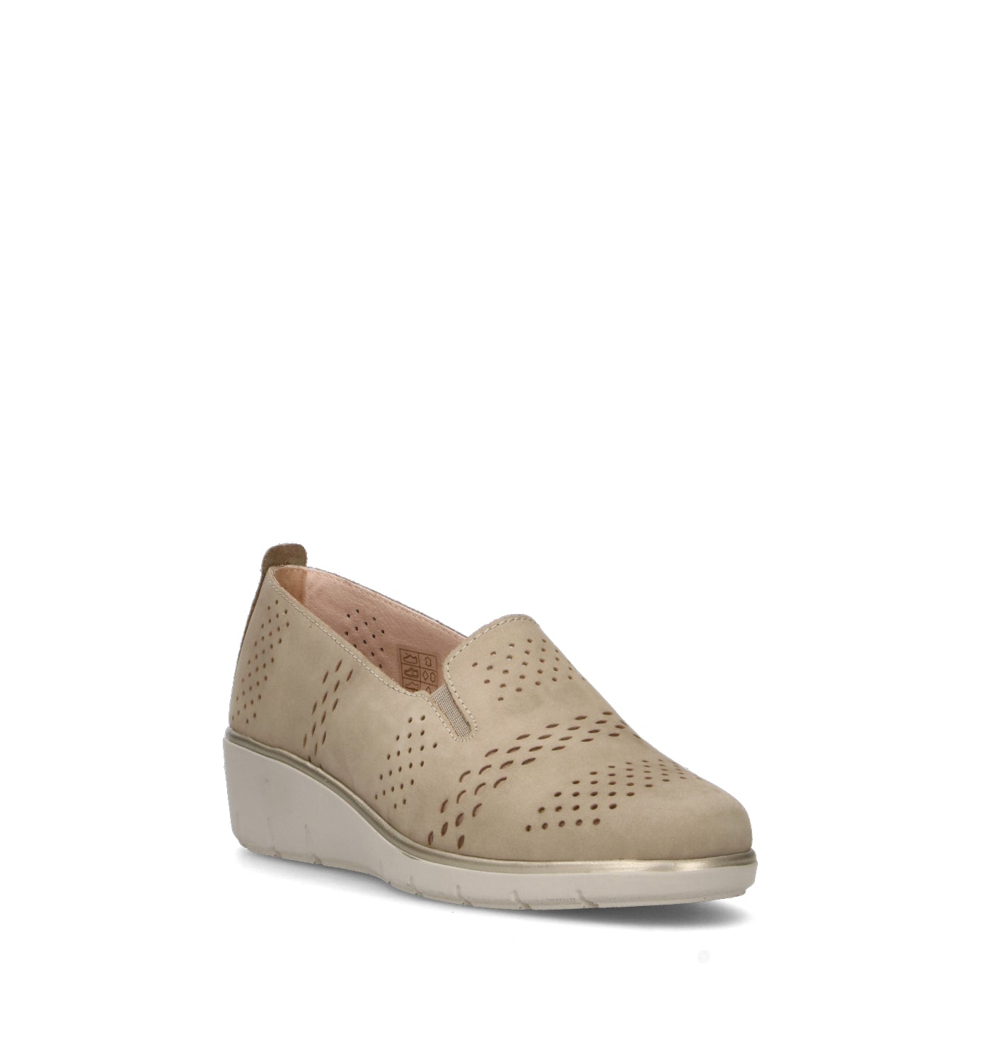 GRAFIA Scarpa comfort donna grigia in pelle