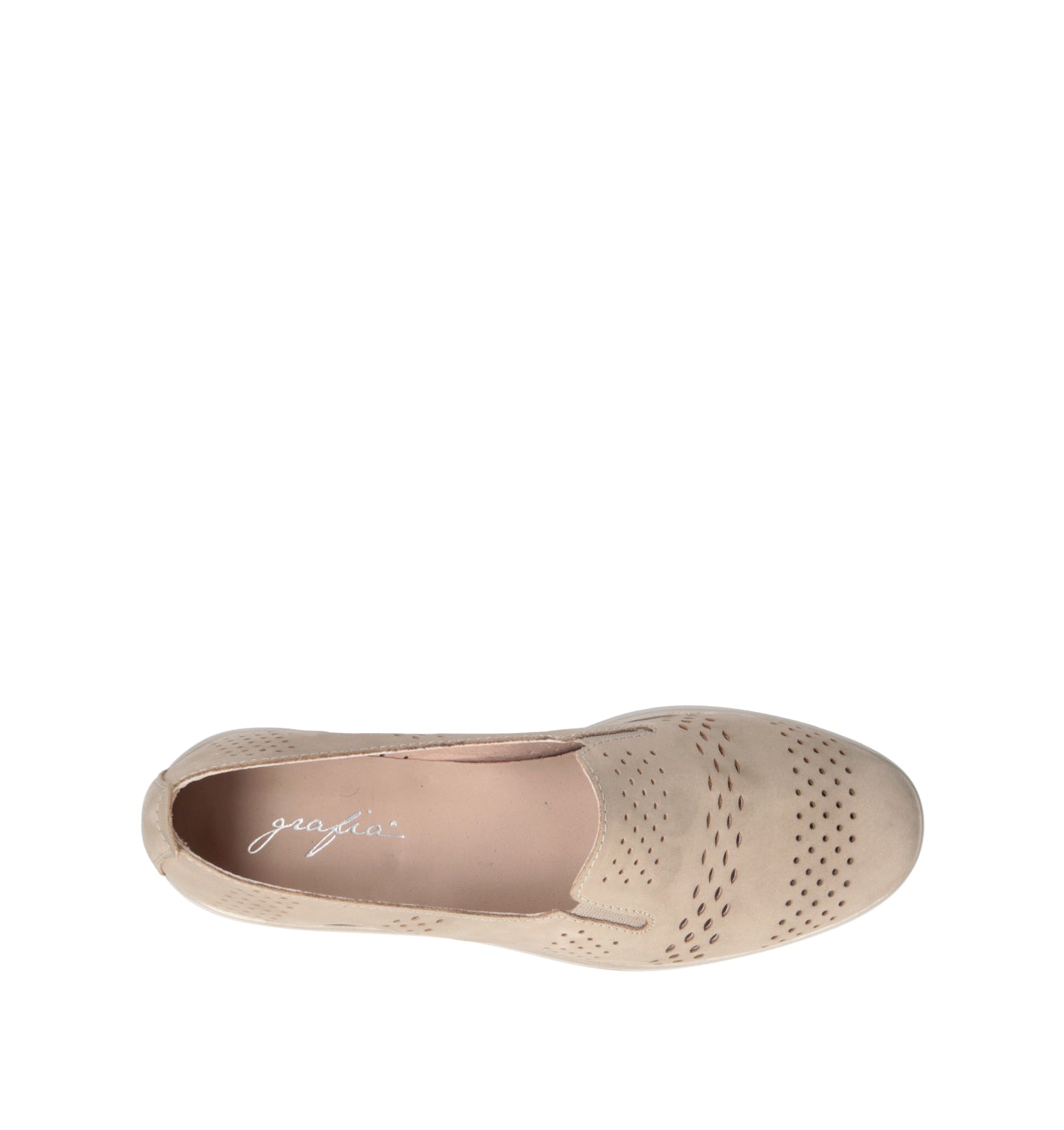 GRAFIA Scarpa comfort donna grigia in pelle